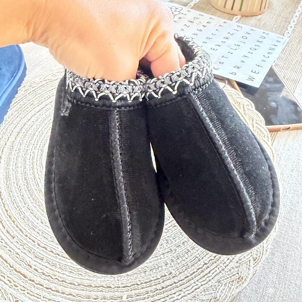 Black Kids Slippers